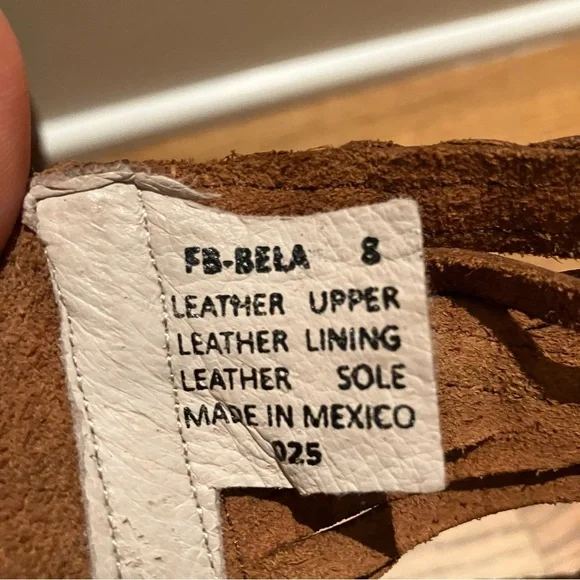 Freebird by Steven Bela Sandals, Cognac Lattice Weave Heeled Shoes (8) - Picture 7 of 10